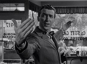 George sizing his suitcase