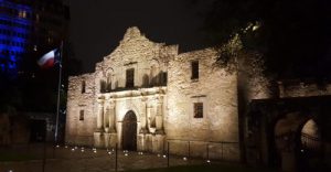 The Alamo at Night