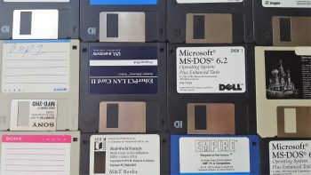 Some 3.5 inch floppy disks from the 80s and 90s. Recognize any?