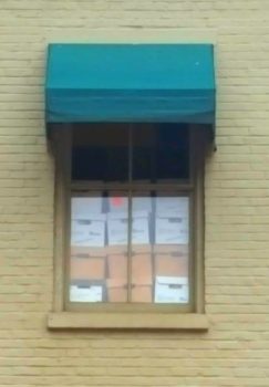 Looking at these boxes of records in the window you have to wonder if the retention is driven by how much space they have or actual business need.