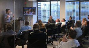 Director Laurence Hart speaking on Digital Transformation and Information Governance at the NCC-AIIM meeting